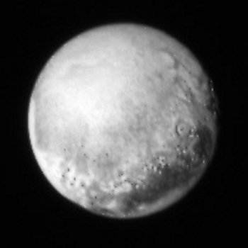 Pluto aus 3 Mio km Entfernung
